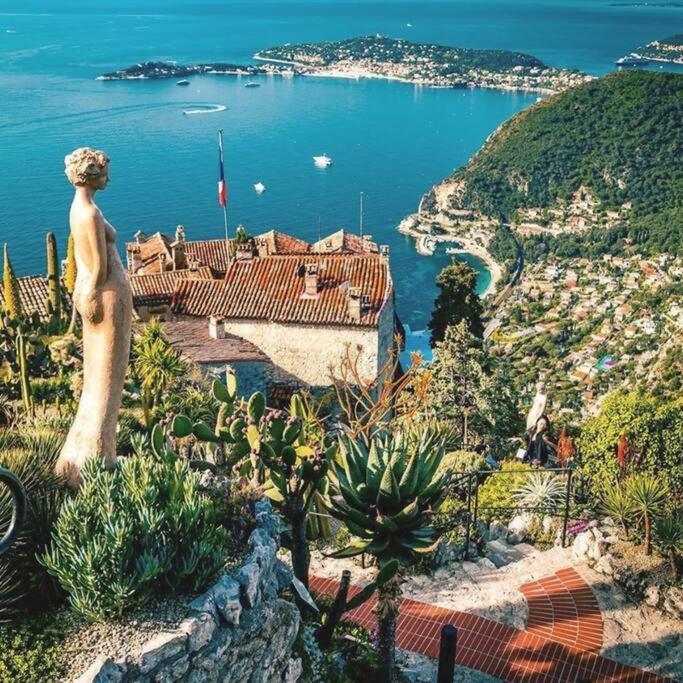 Studio Au Calme, Avec Terrasse Et Parking A Eze Village Εξωτερικό φωτογραφία
